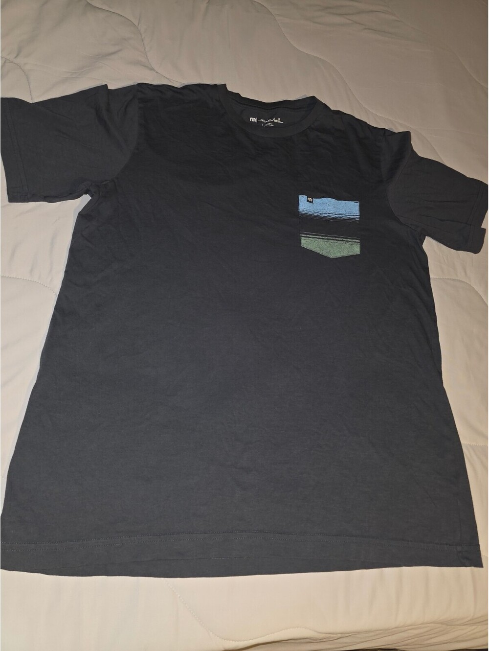 Travis Mathew Short Sleeve T-Shirt W/Pocket Men's Size Large